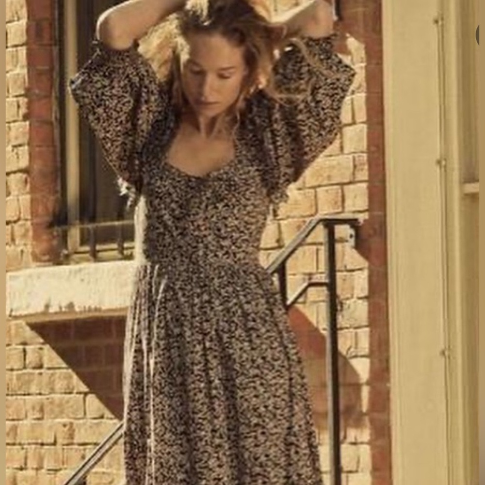 Excellent condition :: Doen Brooke Dress in Harvest Meadow Floral
